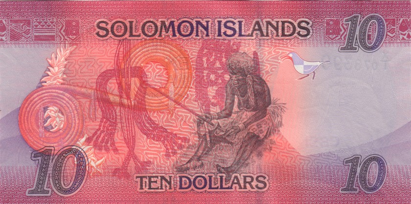 Solomon Islands P33(2)r REPLACEMENT 10 Dollars 2017 UNC