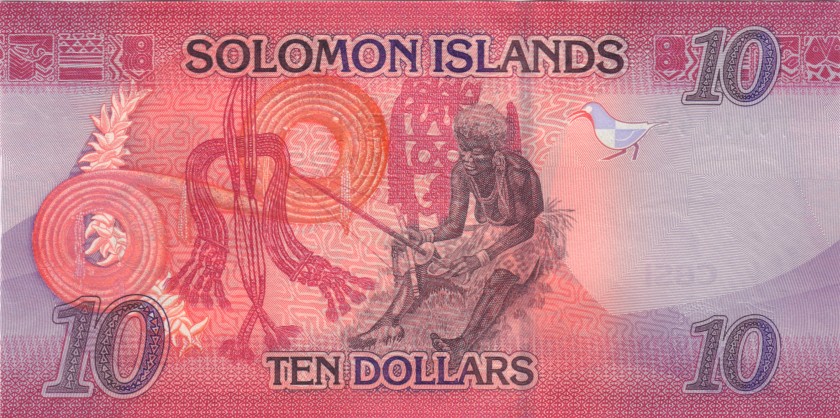 Solomon Islands P33(1)r REPLACEMENT 10 Dollars 2017 UNC