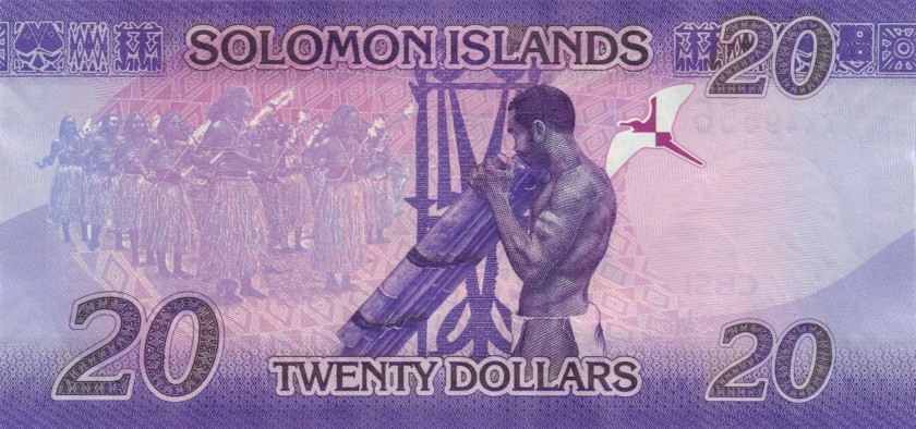 Solomon Islands P34a 20 Dollars 2017 UNC