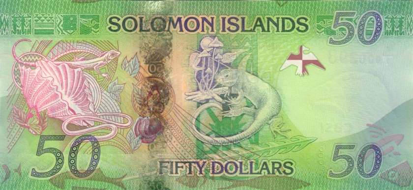 Solomon Islands P35(1) 0002xx 50 Dollars 2013 UNC
