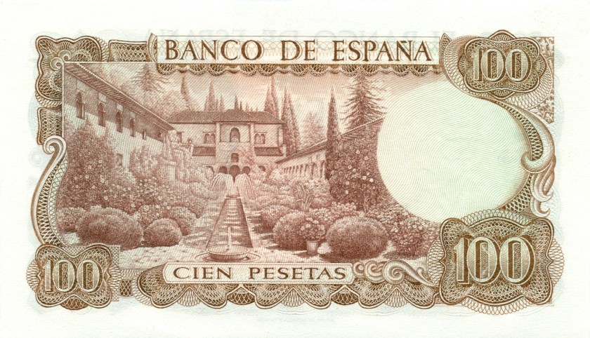 Spain P152 100 Pesetas 1970 UNC