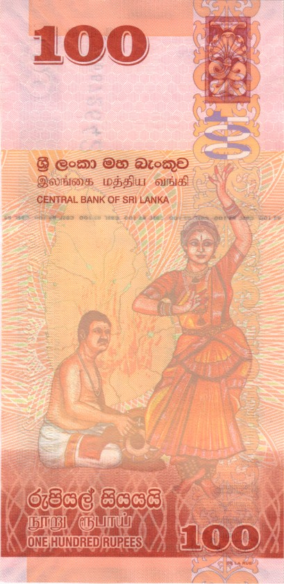 Sri Lanka P125h 100 Rupees 2019 UNC