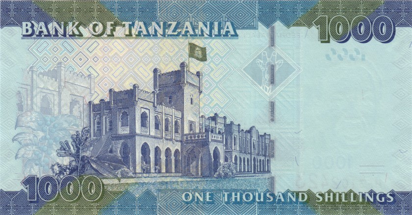 Tanzania P41c 1.000 Shillings 2019 UNC
