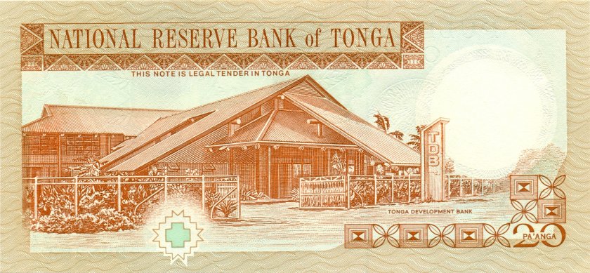 Tonga P35c 20 Paʻanga 1995 UNC