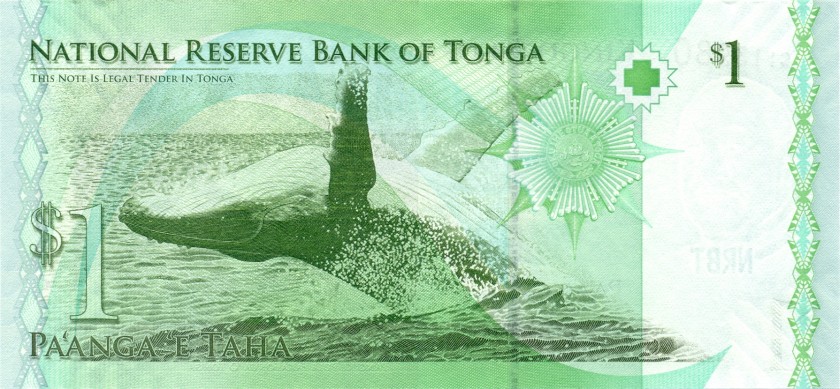 Tonga P37b 1 Paʻanga 2014 UNC