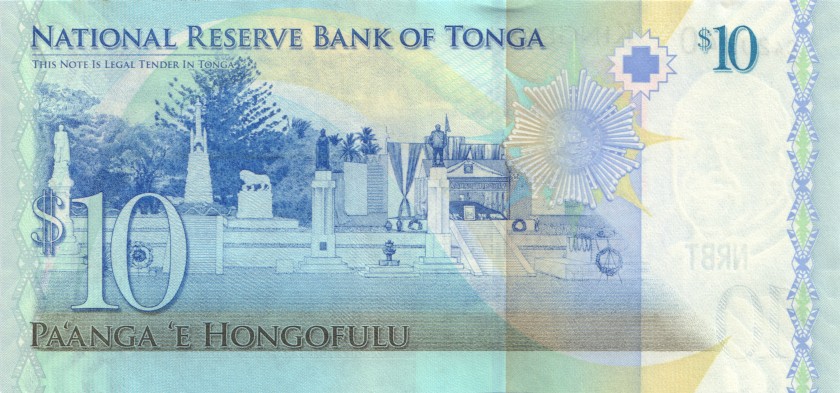 Tonga P40(2) 10 Paʻanga 2009 UNC