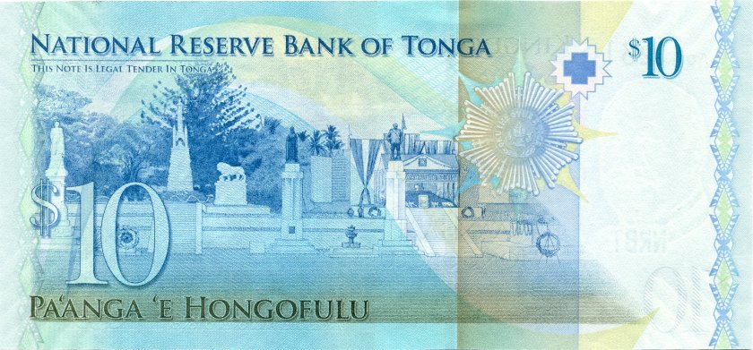 Tonga P40(1) 10 Paʻanga 2009 UNC