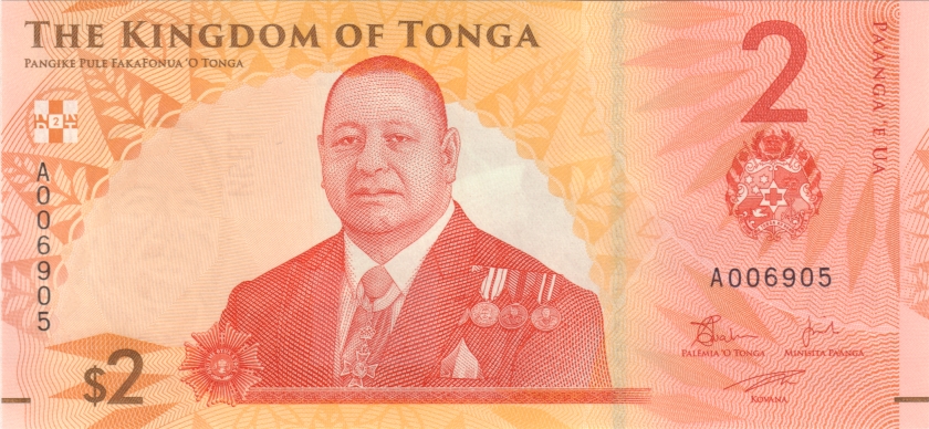 Tonga P-W50 2 Paanga 2023 UNC