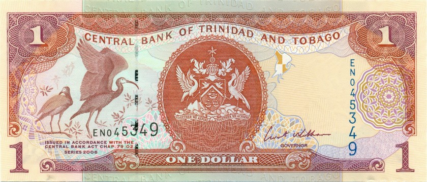 Trinidad and Tobago P46 1 Dollar 2006 UNC