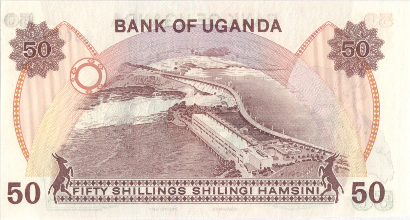 Uganda P18a 50 Shillings 1982 UNC