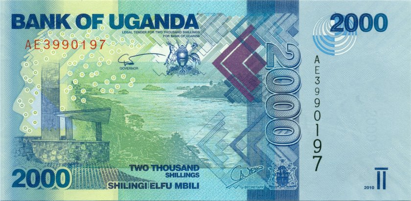 Uganda P50 2.000 Shillings 2010 UNC