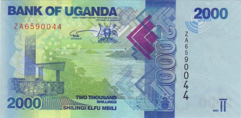 Uganda P50fr REPLACEMENT 2.000 Shillings 2021 UNC