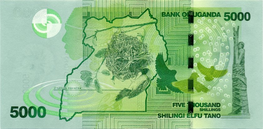 Uganda P50 2.000 Shillings 2010 UNC