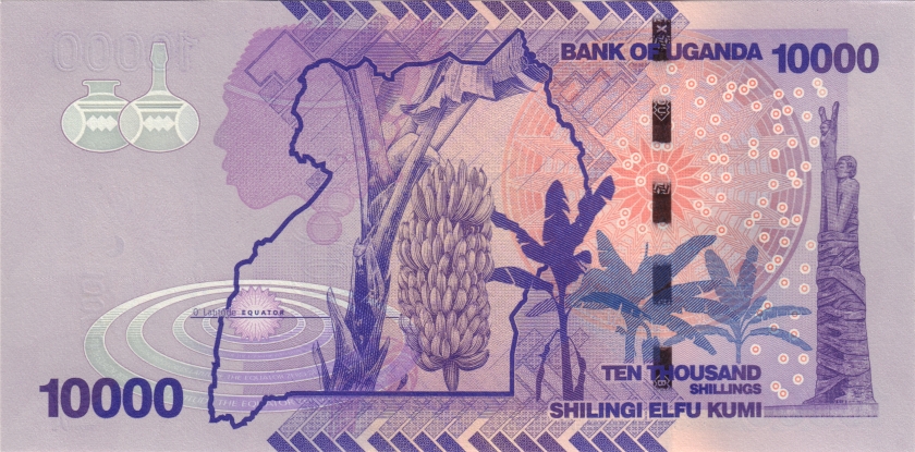 Uganda P52g 10.000 Shillings 2021 UNC