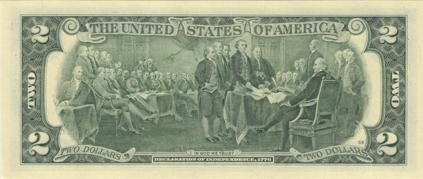 United States USA P538 2 Dollars San Francisco 2013 UNC