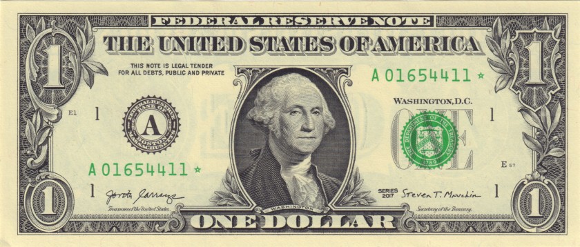 United States USA P544r REPLACEMENT 1 Dollar Boston 2017 UNC