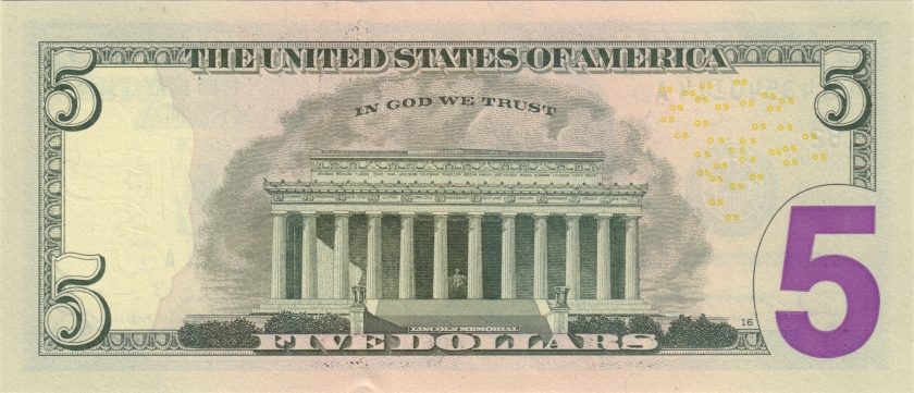 United States USA P-W551 5 Dollars New York 2021 UNC