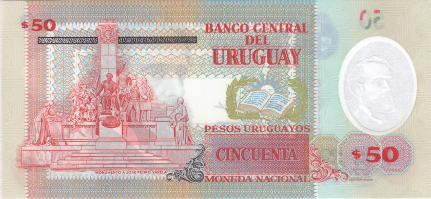 Uruguay P-W102(1) 50 Pesos Uruguayos 2020 UNC