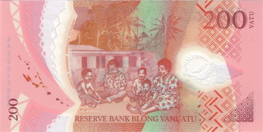 Vanuatu P12b 200 Vatu 2020 UNC