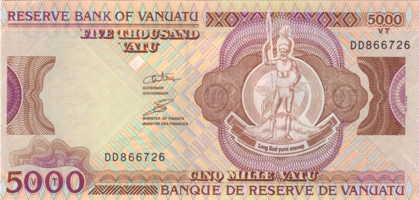 Vanuatu P15 5.000 Vatu 2006 UNC
