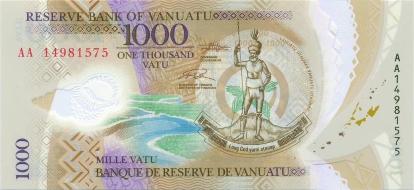 Vanuatu P13 1.000 Vatu 2014 UNC
