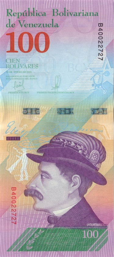 Venezuela P106a 100 Bolivares 2018 UNC