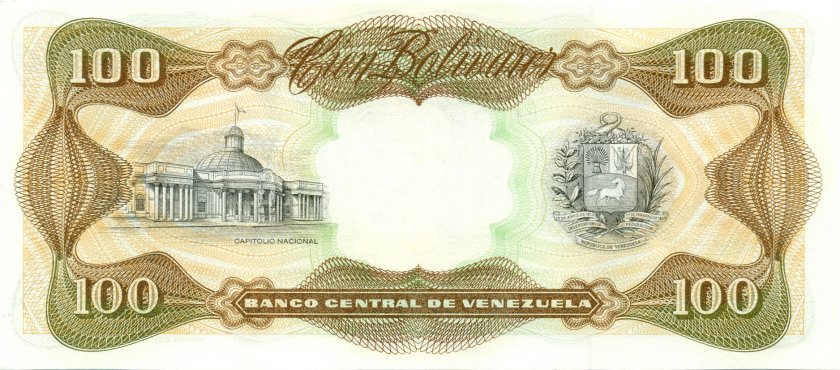 Venezuela P66f 100 Bolívares 1998 UNC