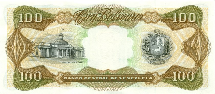 Venezuela P66g 100 Bolívares 1998 UNC