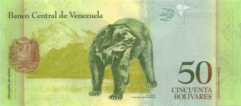 Venezuela P92k 50 Bolívares 05.11.2015 UNC