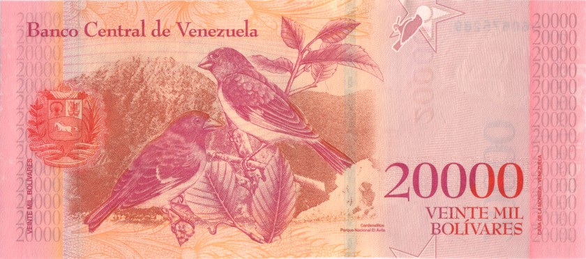 Venezuela P99c 20.000 Bolivares 2017 UNC
