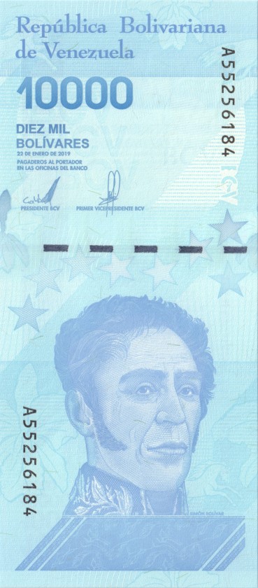 Venezuela P-NEW(2) 10.000 Bolivares 2019 UNC