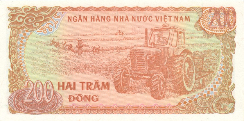 Vietnam P100c 200 Dong 1987 UNC