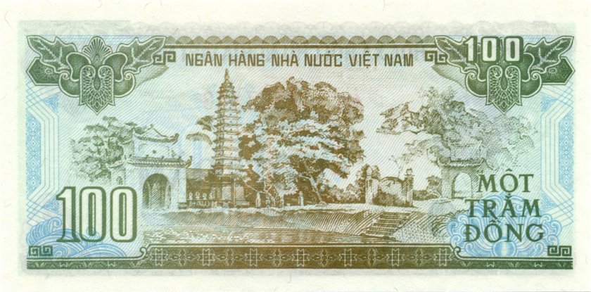 Vietnam P105b 100 Dong 1991 UNC