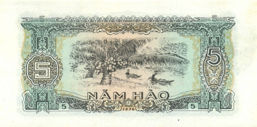 Vietnam P79 5 Hao 1976 UNC
