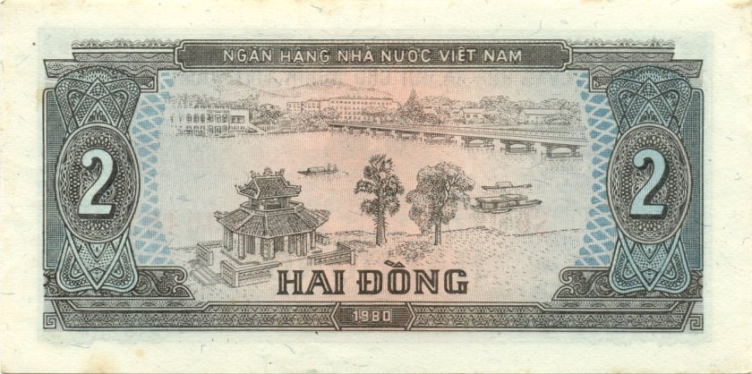 Vietnam P85 2 Dong 1980 UNC