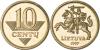 Lithuania 1997 10 Centas