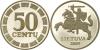 Lithuania 2009 50 Centas Proof-like