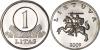 Lithuania 2009 1 Litas BU