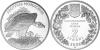 Ukraine 2008 Eurasian Black Vulture. Nickel silver