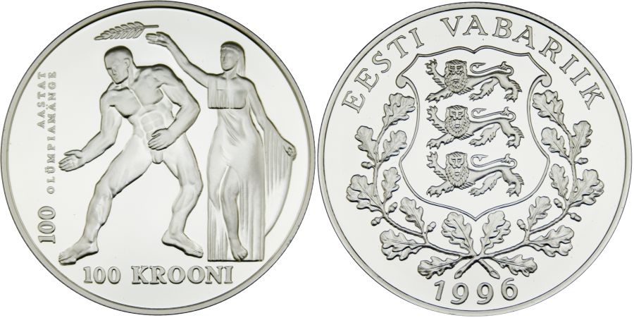 Estonia 1996 Olympic games 100 years