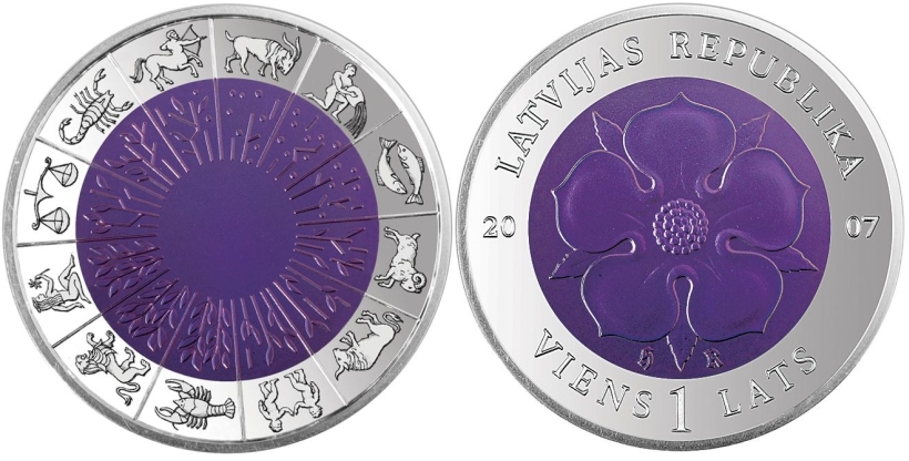 Latvia 2007 Coin of Time II