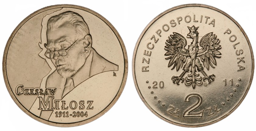 Poland 2011 2 zł Czesław Miłosz (1911 - 2004)