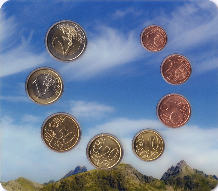 Andorra 2015 Mint set of euro coins BU