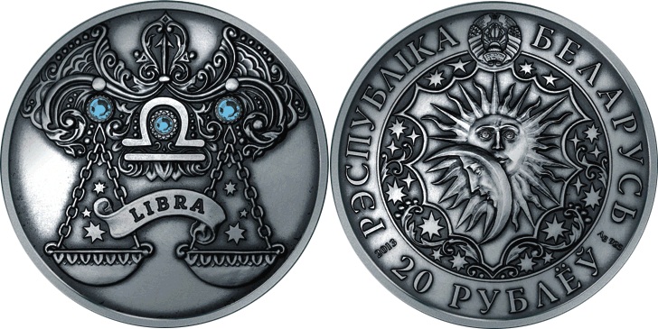 Belarus 2013 Libra Silver