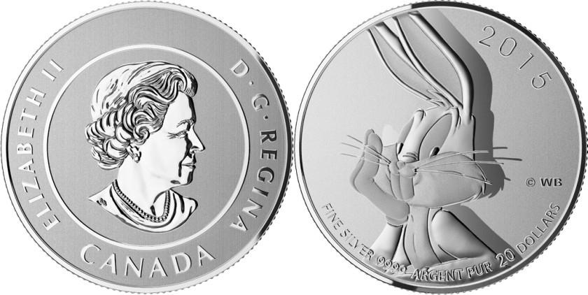 Canada 2015 20 $ Bugs Bunny