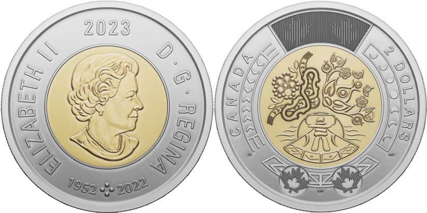 Canada 2023 2 Dollars National Indigenous Peoples Day Non-Colored UNC