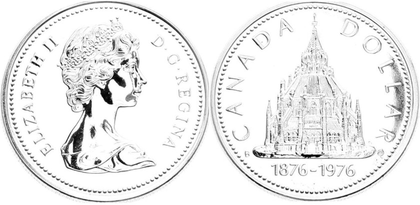 Canada 1976 KM# 106 1 Dollar UNC