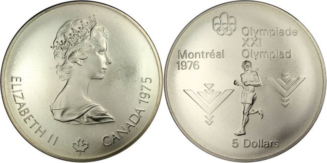Canada 1975 KM# 98 5 Dollars UNC
