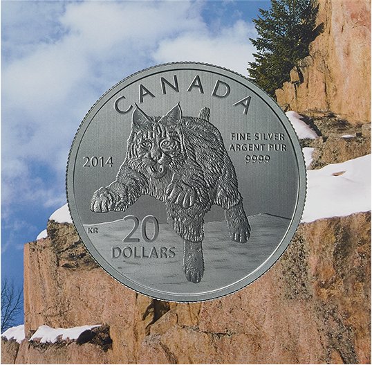 Canada 2014 20 $ Bobcat