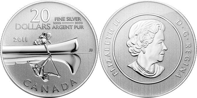 Canada 2011 20 $ Canoe